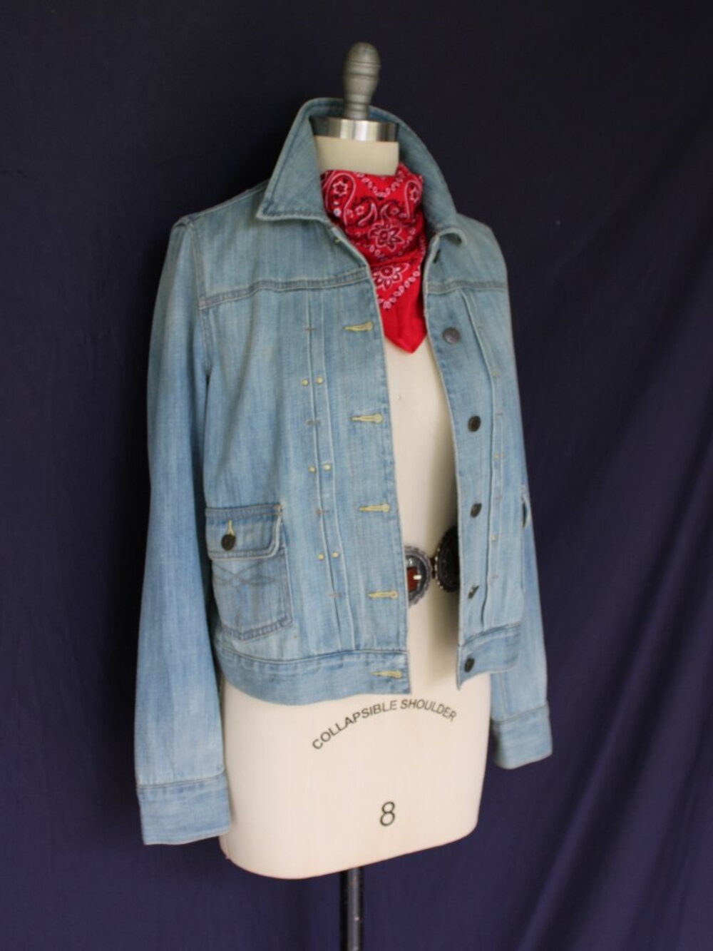 Lauren Jeans co. Ralph Lauren POLO RRL Denim Icon Trucker Jacket vintage western - Picture 2 of 10